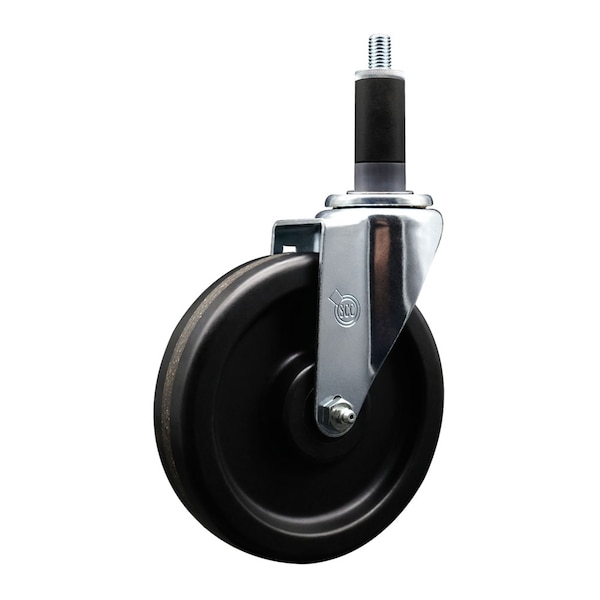 6'' Phenolic Wheel Swivel 1-1/8'' Expanding Stem Caster